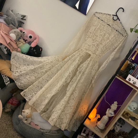 Kathleen Hughes Vintage Lace Dress from the estate of Kathleen Hughes - Picture 1 of 9